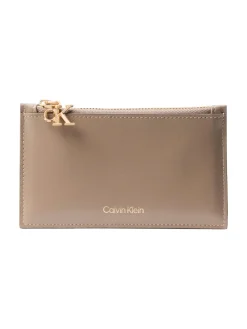 Calvin Klein naisten lompakko CK Zip Cardcase 6CC, beige>Calvin Klein Accessories Clearance