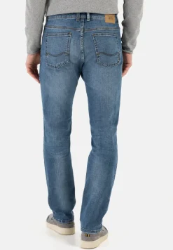 miesten farkut, WOODSTOCK FLEX ACTIVE Indigo>Camel Active New