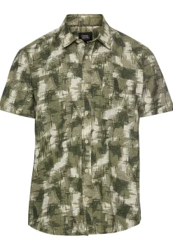 miesten kauluspaita, 409274-5S74-34 Vihreä Kuosi>Camel Active Hot