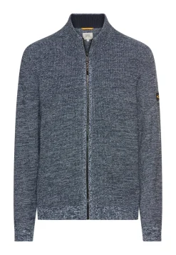 miesten neuletakki, KNIT JACKET Harmaa Kuosi>Camel Active Hot