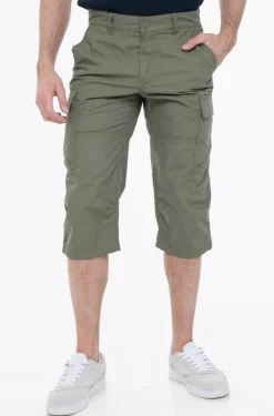 miesten shortsit, CAPRI Armeijanvihreä>Camel Active New