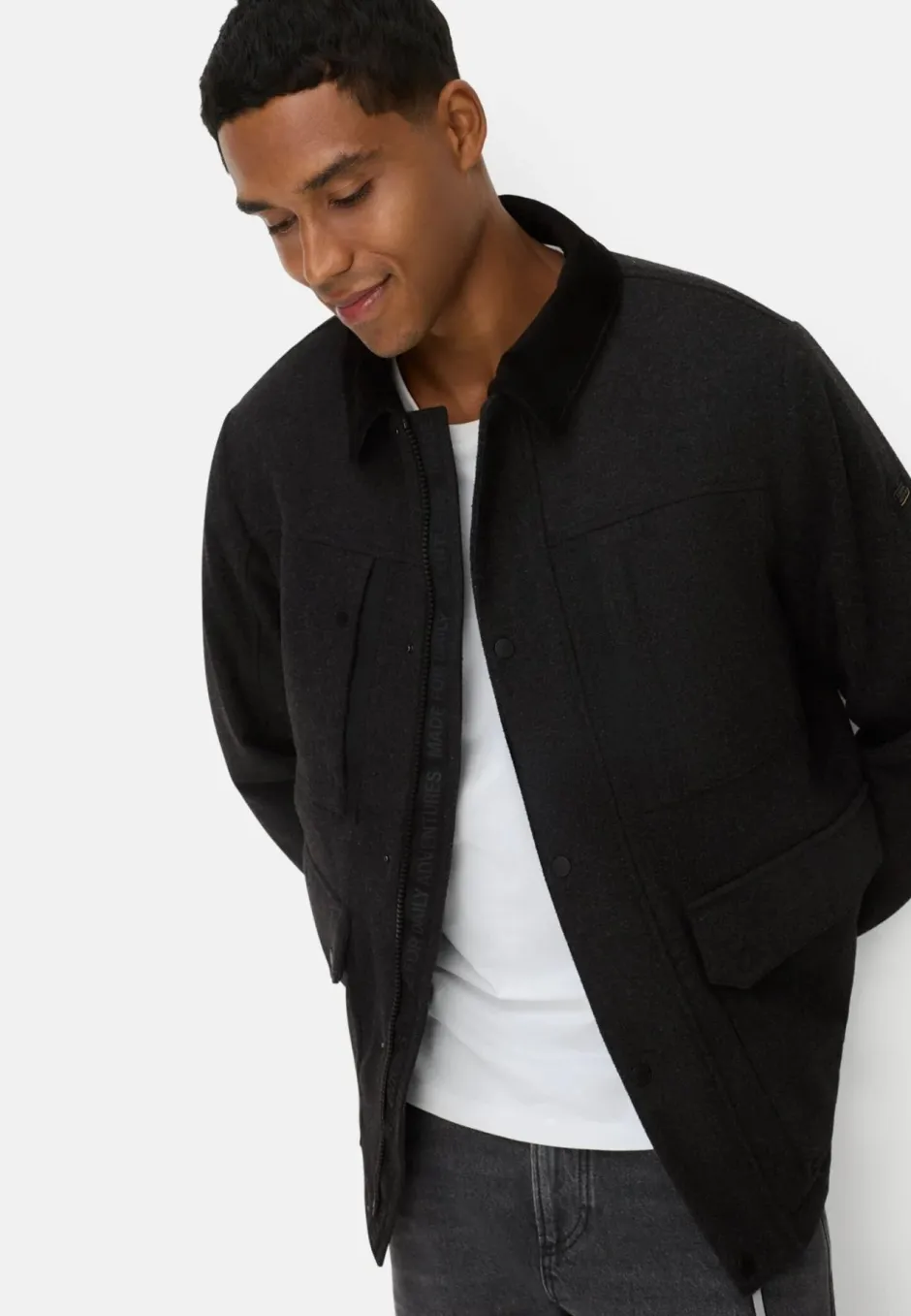 villakangastakki Wool Jacket,>Camel Active Online