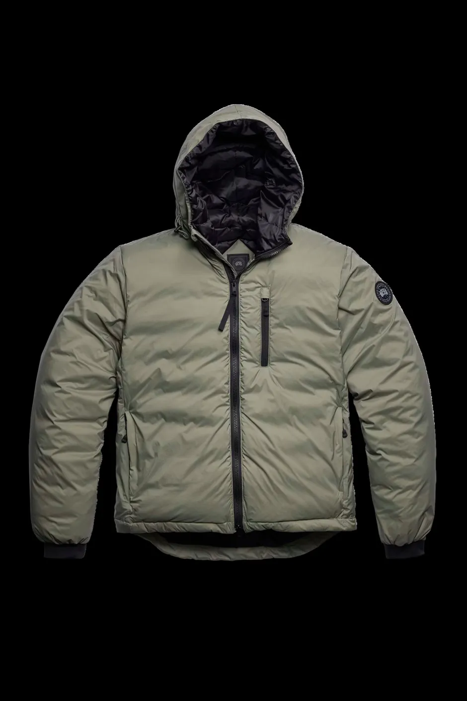 miesten kevytuntuvatakki LODGE HOODY - R - BLACK DISC,>Canada Goose Best