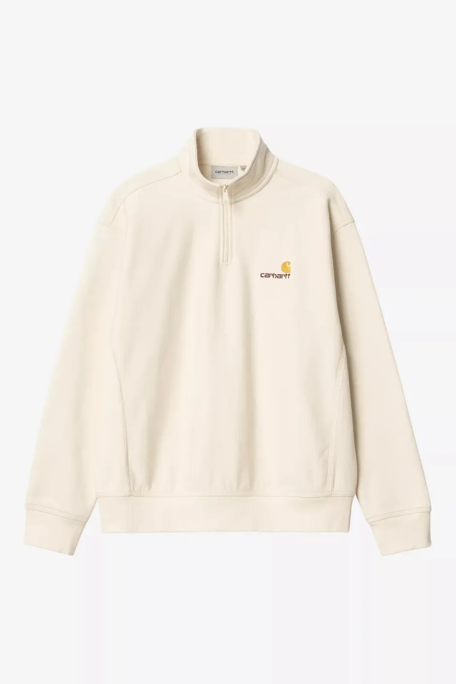 miesten collegepaita Half Zip American Script Sweatshirt,>Carhartt Outlet
