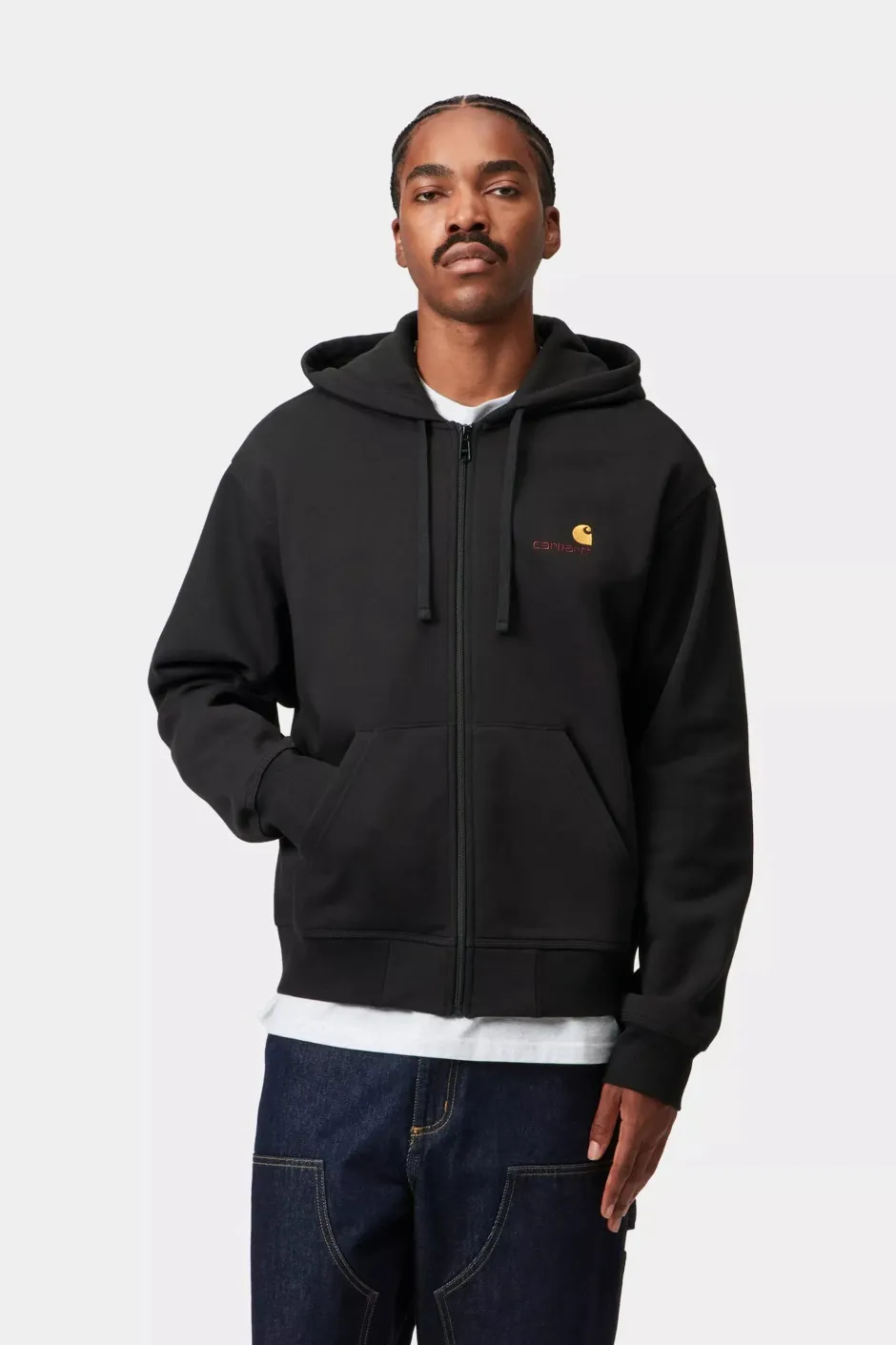 miesten huppari Hooded American Script Jacket,>Carhartt Outlet