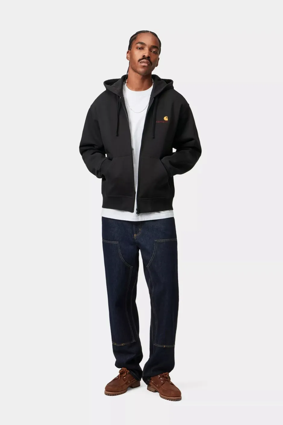 miesten huppari Hooded American Script Jacket,>Carhartt Outlet