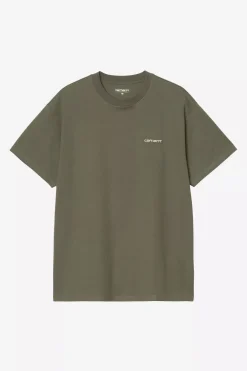 miesten t-paita S/S Script Embroidery T-Shirt,>Carhartt New