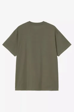 miesten t-paita S/S Script Embroidery T-Shirt,>Carhartt New