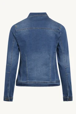 Naisten Farkkutakki, ELAINE DENIM JACKET Sininen, Indigo><noscript><img width=