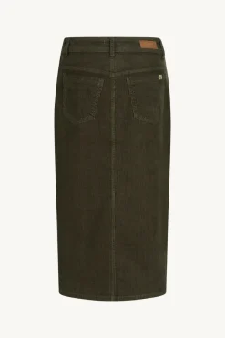 naisten hame, NEDDA SAMETTIHAME Armeijanvihreä>Claire