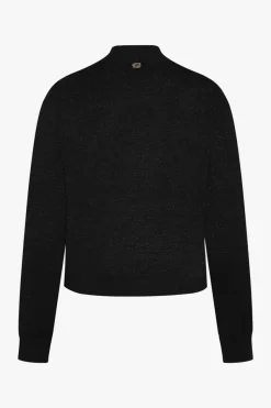 naisten neuletakki Celine Cardigan Lurex, musta>Claire Discount