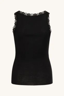 naisten toppi, ANGELA TOP Musta>Claire Online