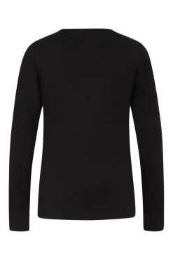 naisten trikoopaita, AMY LS Musta>Claire Outlet