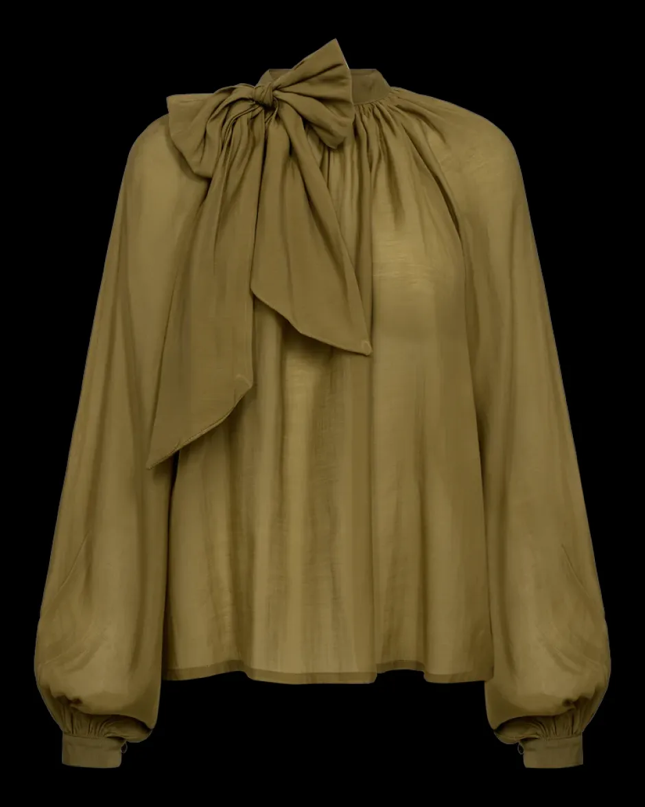 naisten pusero, TILLY BLOUSE Armeijanvihreä>COPENHAGEN MUSE Best