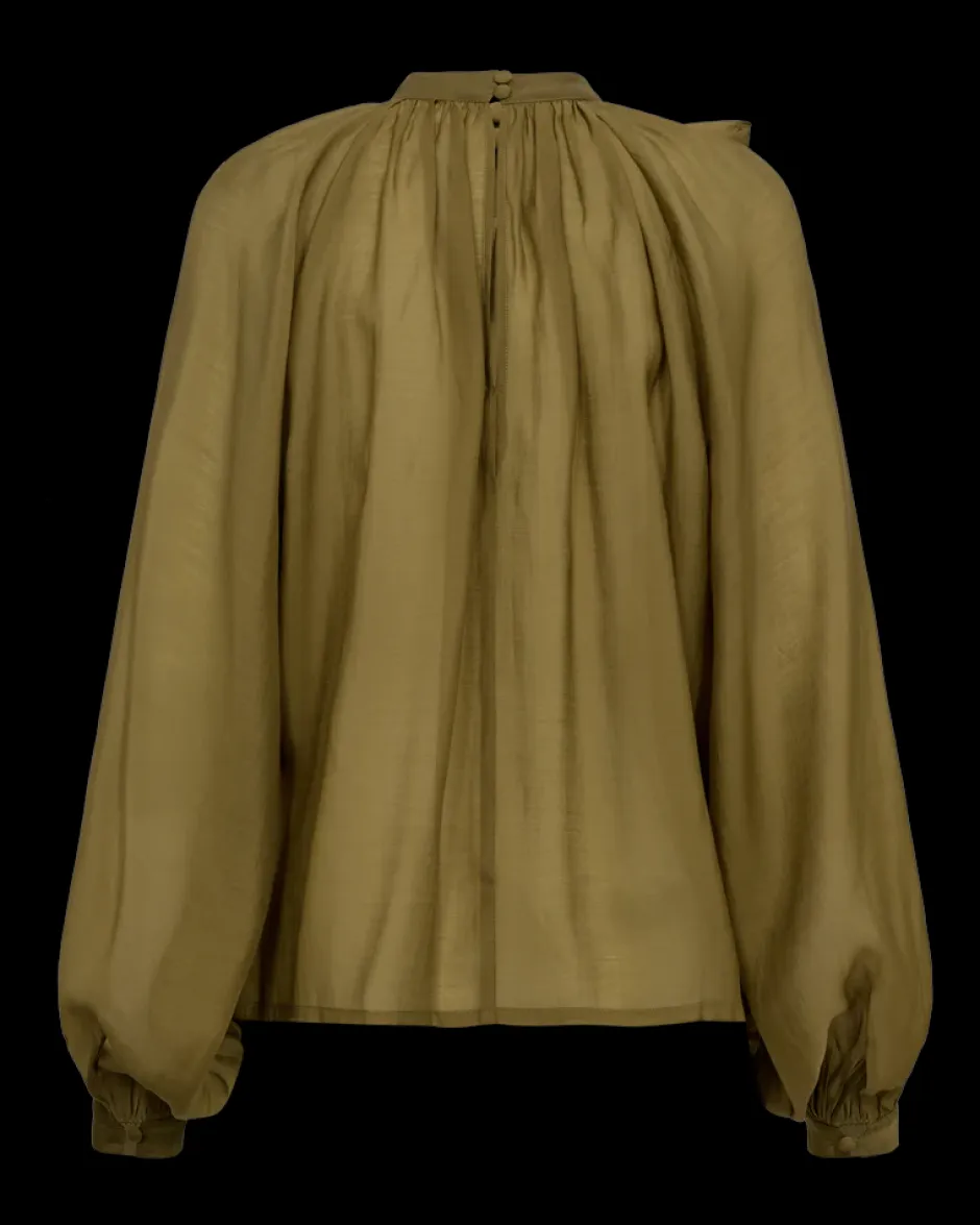 naisten pusero, TILLY BLOUSE Armeijanvihreä>COPENHAGEN MUSE Best