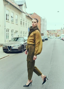 naisten pusero, TILLY BLOUSE Armeijanvihreä><noscript><img width=