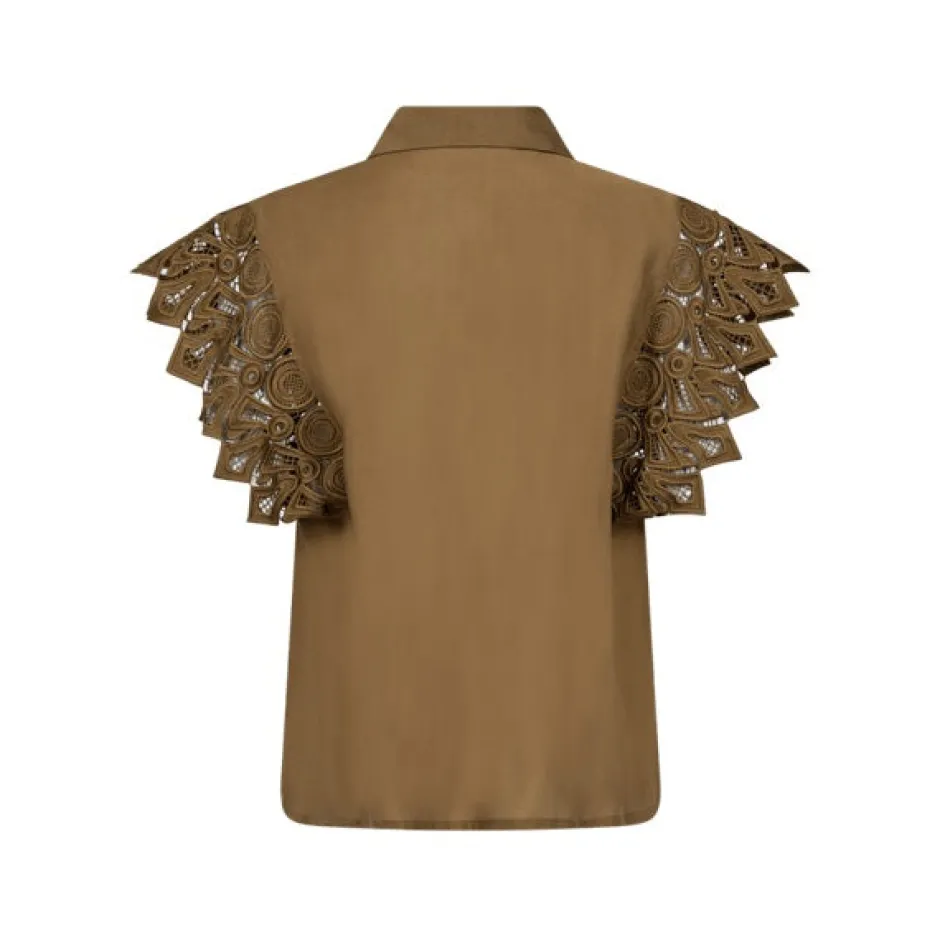 naisten pusero, MOLLY SHIRT Armeijanvihreä>COPENHAGEN MUSE Discount