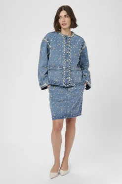 naisten farkkutakki, CUALYS DENIM JACKET>Culture Discount