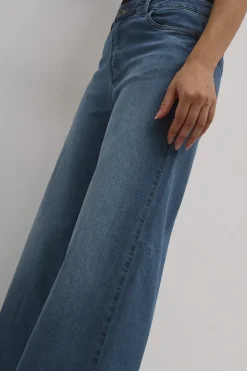 Naisten Farkut, AMI JEANS Indigo><noscript><img width=