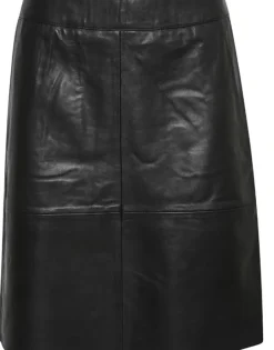 Naisten Hame, CUBERTA LEATHER SKIRT>Culture Discount