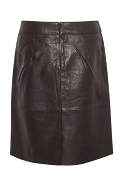 Naisten Hame, CUBERTA LEATHER SKIRT><noscript><img width=