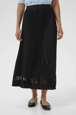 naisten hame CUSIGGY BETTY LACE SKIRT, musta>Culture