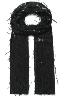 naisten huivi CUBLING SCARF, musta>Culture