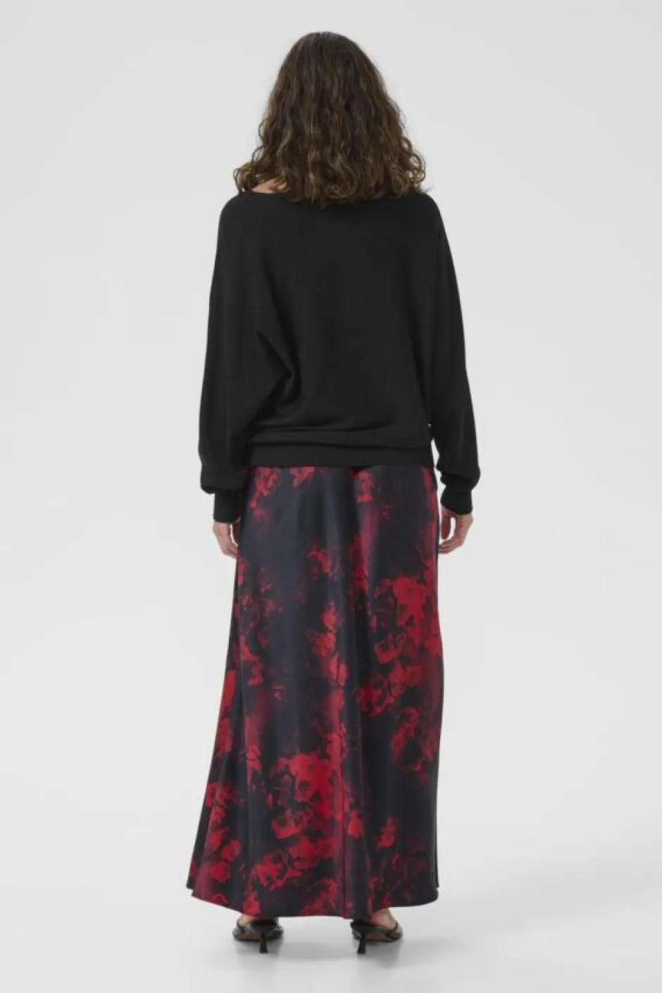 naisten neulepusero Cufay Batwing Jumper, musta>Culture New