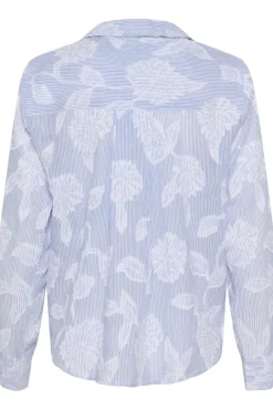 naisten paitapusero Cuzanday Shirt, sinivalkoinen raita><noscript><img width=