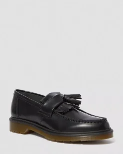 miesten loaferit Adrian Tassel Loafer Mono Black Smooth,>Dr. Martens Clearance