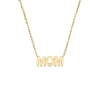 kaulakoru Mom Necklace, Gold pleated>Edblad New