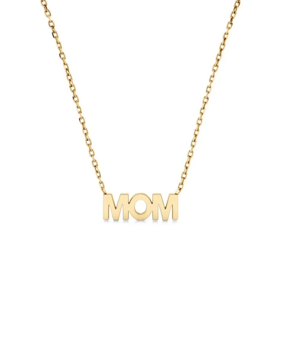 kaulakoru Mom Necklace, Gold pleated>Edblad New