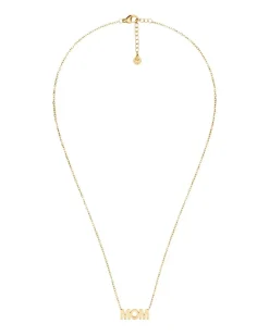 kaulakoru Mom Necklace, Gold pleated><noscript><img width=