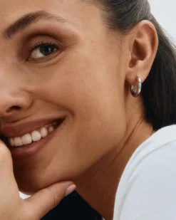 korvakorut, CHUNKY HOOPS L STEEL 16mm>Edblad Online