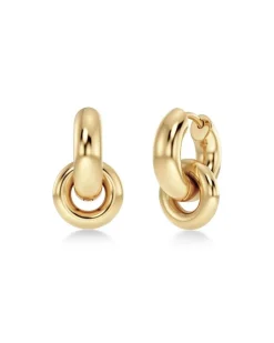 korvakorut, CHUNKY ETERNAL EARRINGS GOLD>Edblad Sale