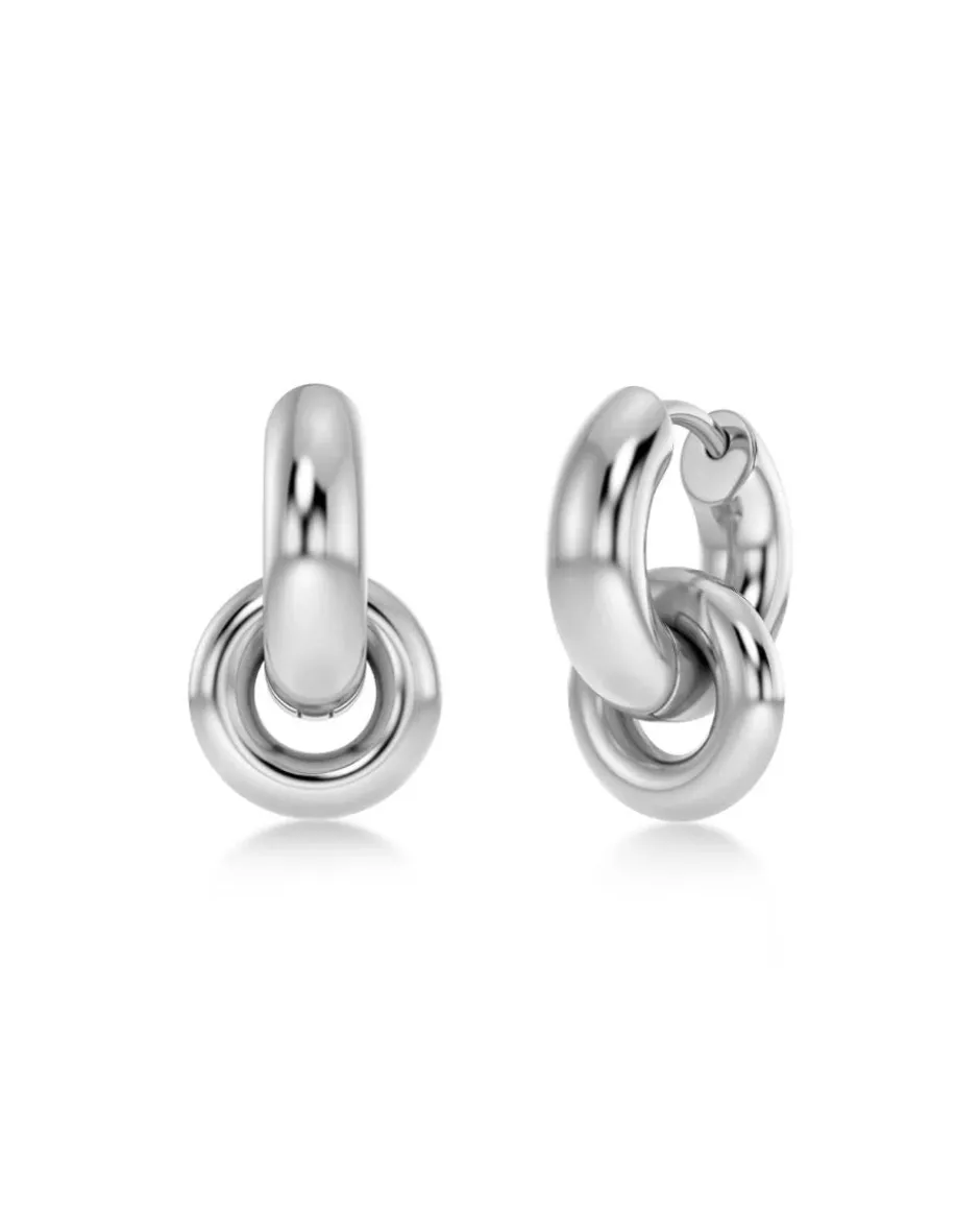 korvakorut Chunky Eternal Earrings Steel, Stainless steel>Edblad