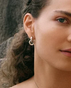 korvakorut Chunky Eternal Earrings Steel, Stainless steel>Edblad