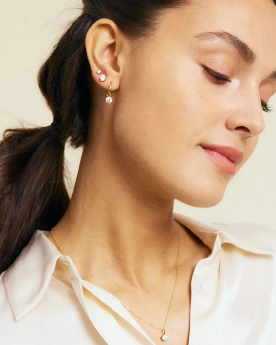 korvakorut, CROWN STUDS GOLD>Edblad Clearance