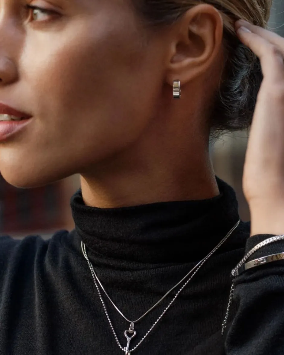 korvakorut Fave Hoops Steel, Stainless steel>Edblad