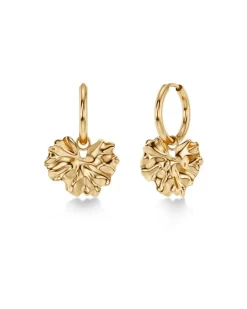 korvakorut Gerana Hoops, Gold pleated>Edblad