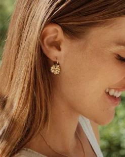 korvakorut Gerana Hoops, Gold pleated>Edblad