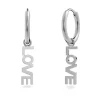 korvakorut Love Hoops Steel, Stainless steel>Edblad New