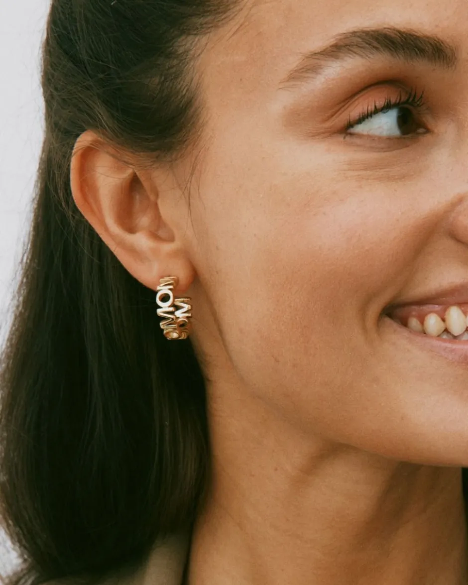 korvakorut, MOM MULTI HOOPS GOLD>Edblad Sale