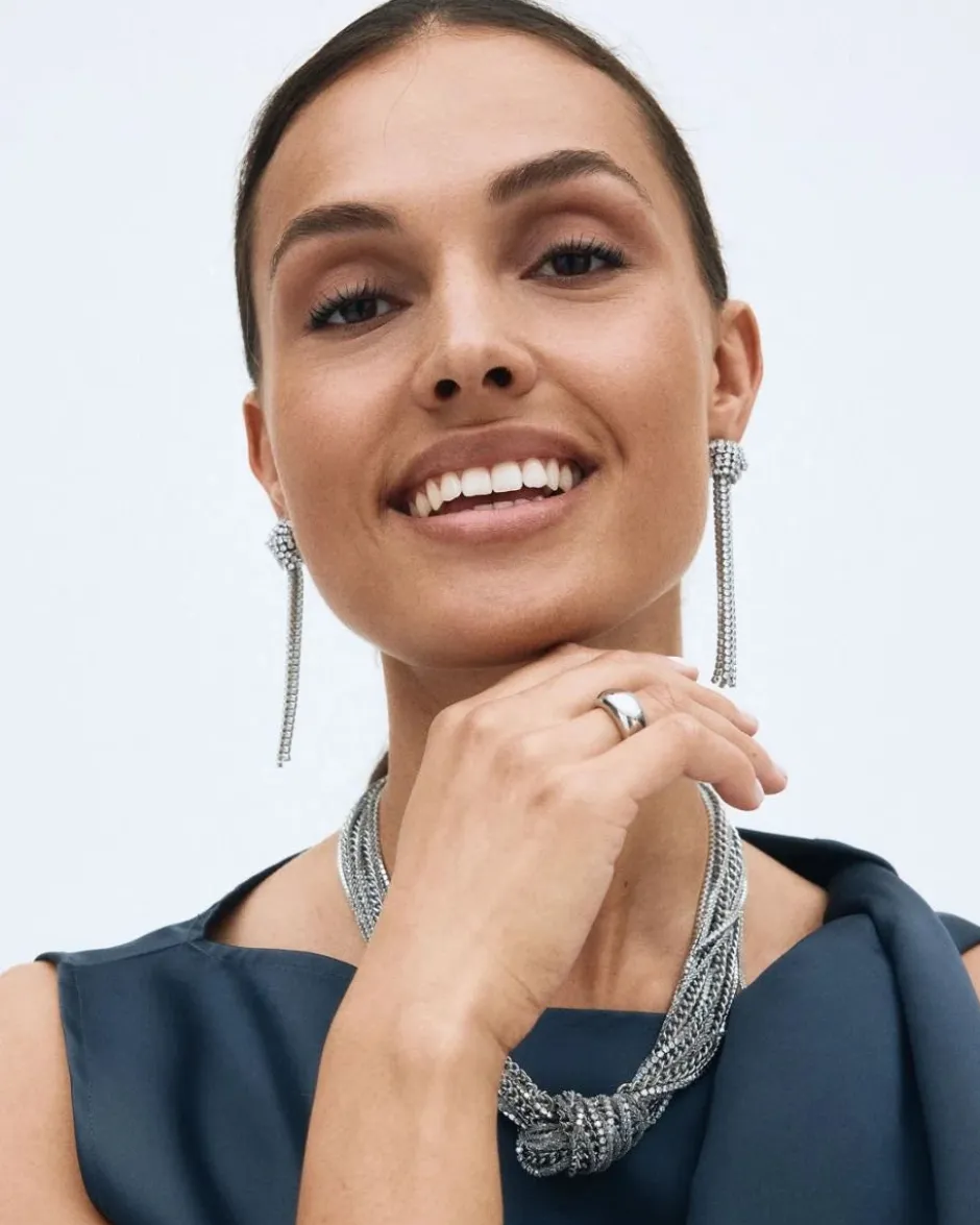 korvakorut Revel Knot Earrings Steel, Stainless steel>Edblad Best