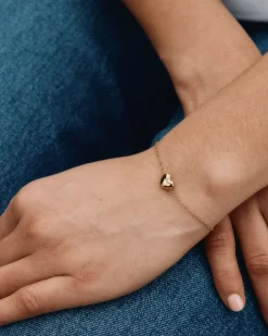 rannekoru Barley Bracelet Gold, Gold pleated><noscript><img width=