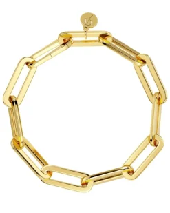 rannekoru Ivy Maxi Bracelet Gold, Gold pleated>Edblad Online