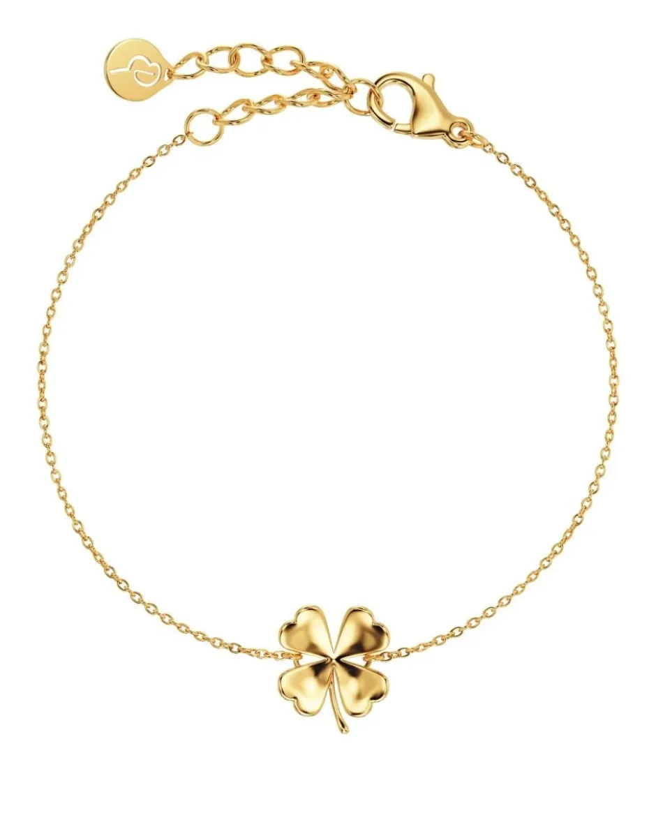 rannekoru Lucky Bracelet Gold, Gold pleated>Edblad Discount