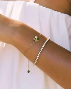 rannekoru Lucky Bracelet Gold, Gold pleated>Edblad Discount