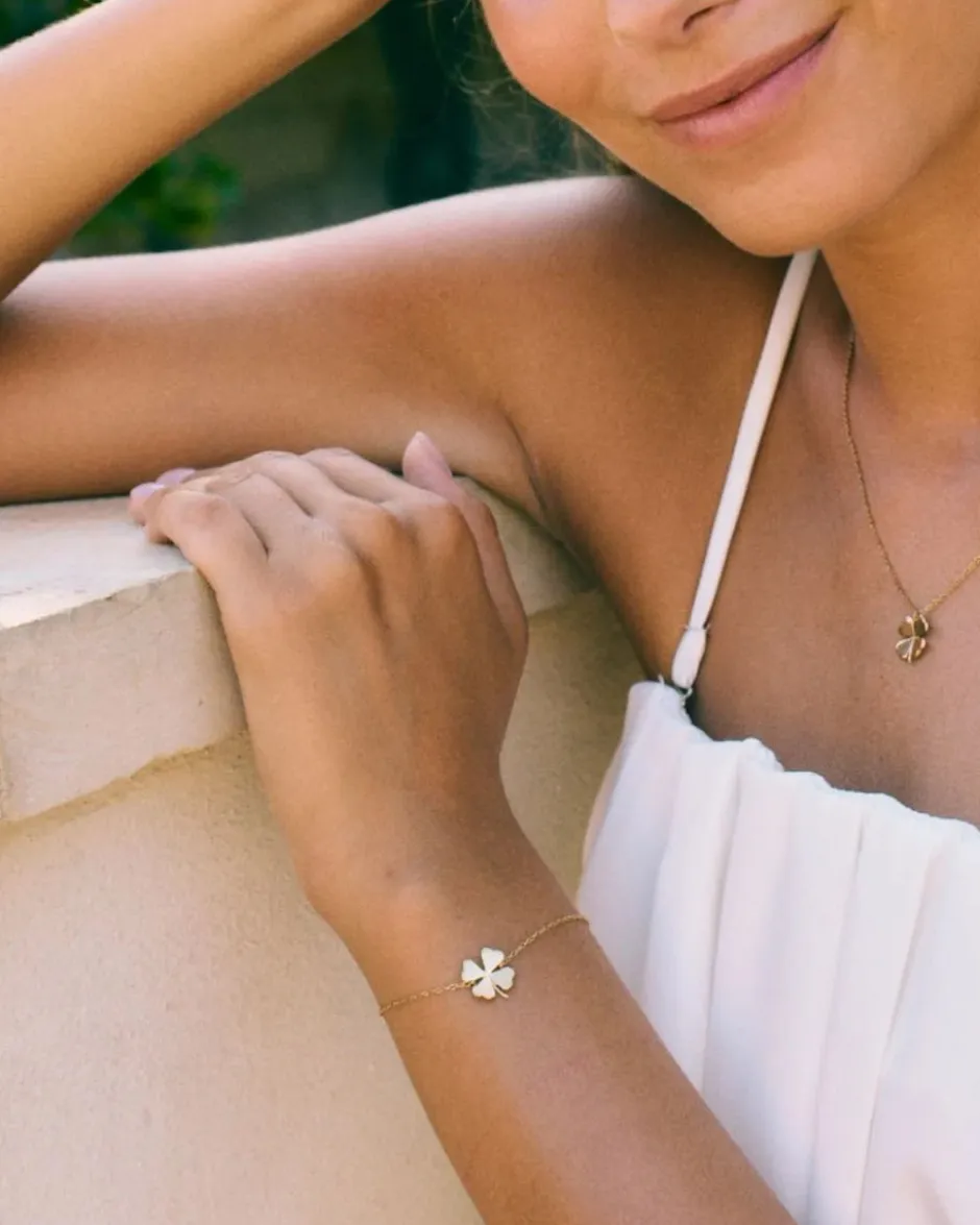 rannekoru Lucky Bracelet Gold, Gold pleated>Edblad Discount