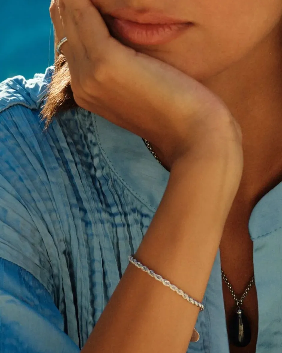 rannekoru Rope Chain Bracelet Steel, Stainless steel>Edblad Clearance